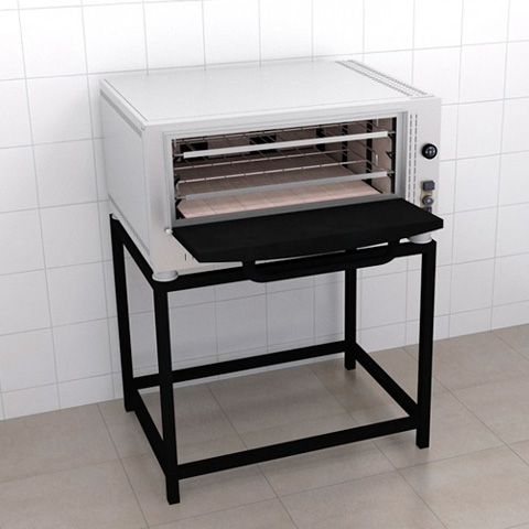 Horno pizzero refractario poyin P12 abierto
